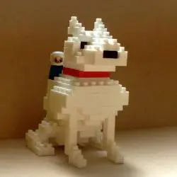 犬の花子(ダイヤブロック)