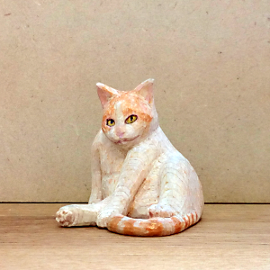 だらり猫(高さ4.5cm)