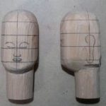 仏頭の彫り方(角を削る)