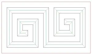 雷紋の下絵