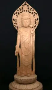 聖観音立像(像高28cm)
