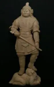 持国天立像(高さ約23cm)