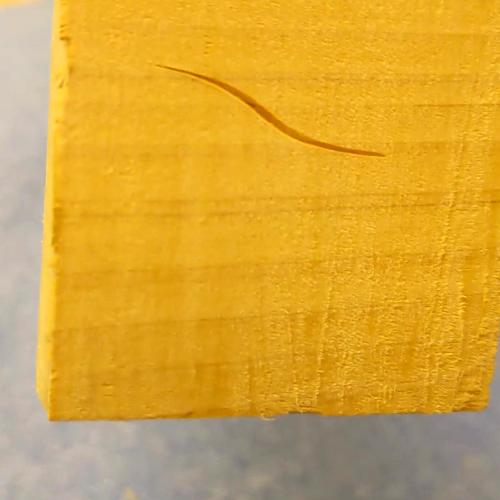 文様の彫り方 補講 キワ刀一本で線をあやつる 木彫のホリビト