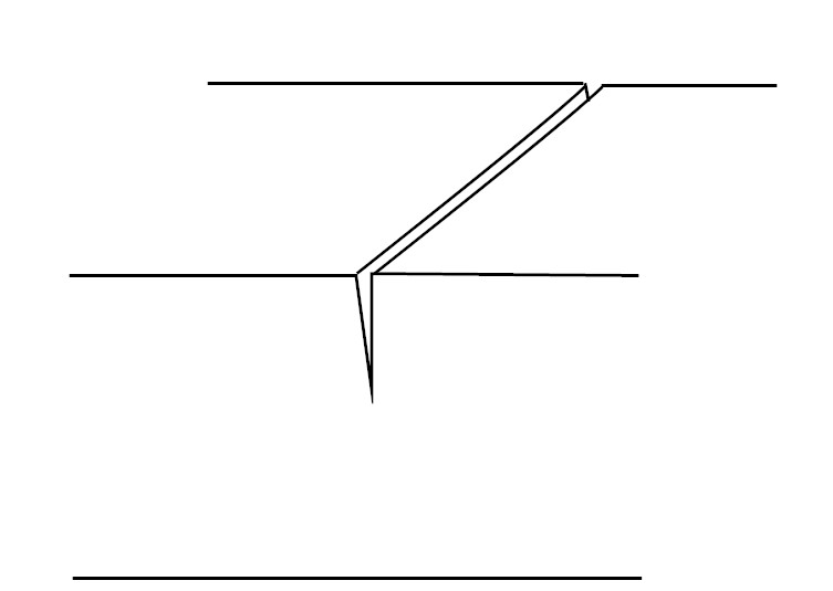 キワ刀一本で線を彫る_過程2-1