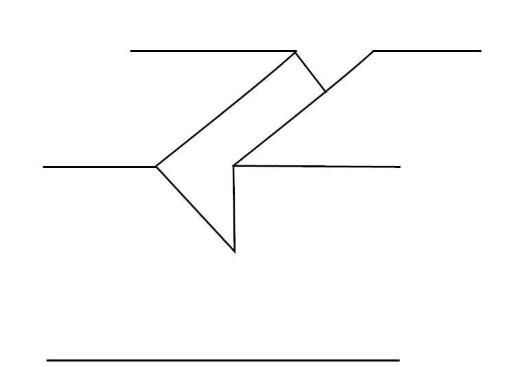 キワ刀一本で線を彫る_過程4-1