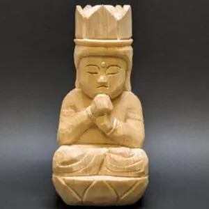 素人でも彫りやすい仏像-大日如来坐像