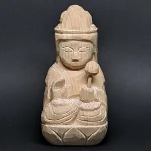 素人でも彫りやすい仏像-聖観音坐像