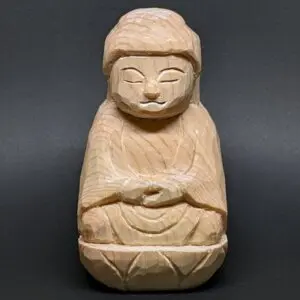 素人でも彫りやすい仏像-釈迦如来坐像