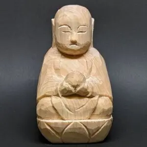 素人でも彫りやすい仏像-地藏菩薩坐像