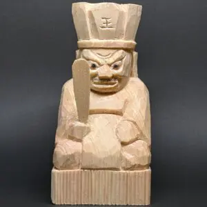 素人でも彫りやすい仏像-閻魔大王坐像