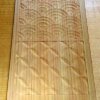 青海波と七宝つなぎの木彫り